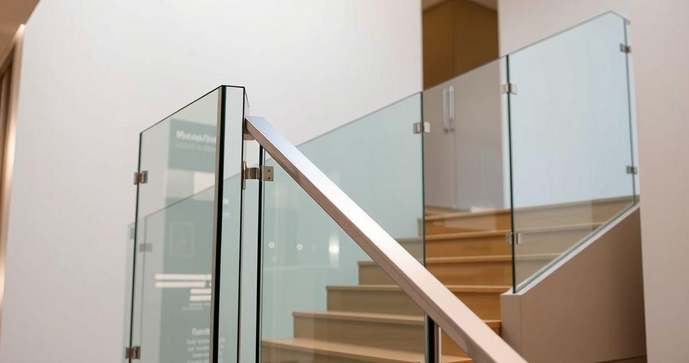 Corrimão vidro em escada: segurança e estilo para sua casa Corrimão vidro em escada: segurança e estilo para sua casa